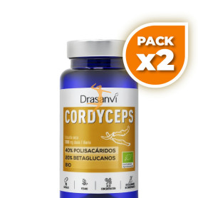 Pack 2x CORDYCEPS BIO 90 CÁPSULAS DRASANVI