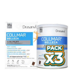 Pack 3x COLLMAR BELLEZA SUBLIMLIFT SABOR CHOCOLATE 300G DRASANVI