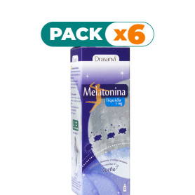 Pack 6x MELATONINA 50Ml. 1,9Mg. DRASANVI