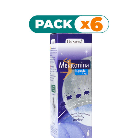 Pack 6x MELATONINA 50Ml. 1,9Mg. DRASANVI