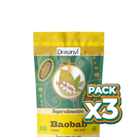 Pack 3x BAOBAB BIO 125Gr. DRASANVI