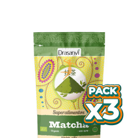 Pack 3x MATCHA BIO 70Gr. DRASANVI