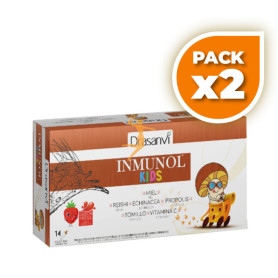 Pack 2x INMUNOL KIDS 14 VIALES DRASANVI