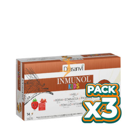 Pack 3x INMUNOL KIDS 14 VIALES DRASANVI