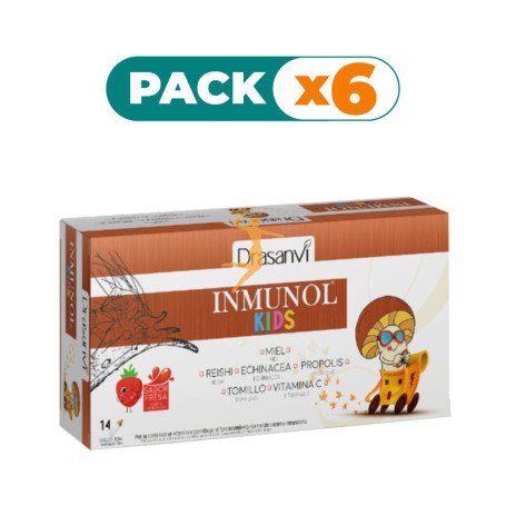 Pack 6x INMUNOL KIDS 14 VIALES DRASANVI