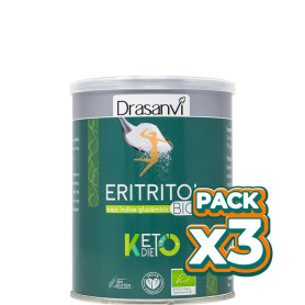 Pack 3x ERITRITOL BIO 500Gr. KETO DRASANVI