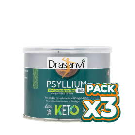 Pack 3x PSYLLIUM BIO 200Gr. KETO DRASANVI