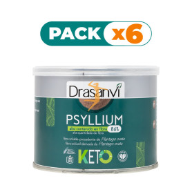 Pack 6x PSYLLIUM BIO 200Gr. KETO DRASANVI