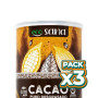 Pack 3x CACAO PURO DESGRASADO BIO 275Gr ECOSANA DRASANVI