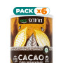 Pack 6x CACAO PURO DESGRASADO BIO 275Gr ECOSANA DRASANVI