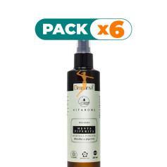 Pack 6x HIDROLATO DE MENTA PIPERITA BIO VITAROMS 200ML DRASANVI