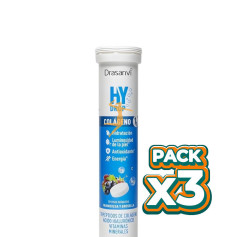 Pack 3x HYDROP ELECTROLITOS GROSELLA Y FRAMBUESA 18 COMPRIMIDOS DRASANVI