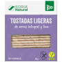 TOSTADAS LIGERAS DE ARROZ INTEGRAL Y LINO 85G SORIA NATURAL