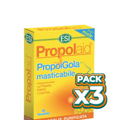 Pack 3x PROPOLGOLA MIEL 30 TABLETAS ESI