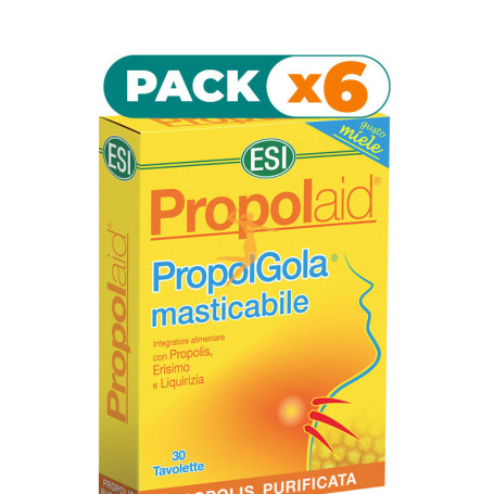 Pack 6x PROPOLGOLA MIEL 30 TABLETAS ESI