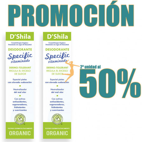 OFERTA DESODORANTE SPECIFIC 2ª UNIDAD 50%