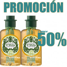 OFERTA CHAMPÚ DE BARDANA SHILA 2ª UNIDAD 50%