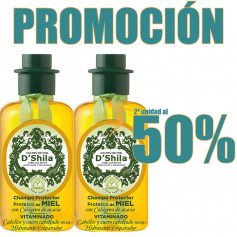 OFERTA CHAMPÚ DE MIEL SHILA 2ª UNIDAD 50%