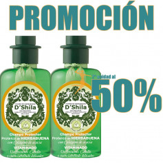 OFERTA CHAMPÚ DE HIERBABUENA SHILA 2ª UNIDAD 50%