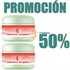 OFERTA BÁLSAMO JENGIBRE 50Ml. FENG SEGUNDA UNIDAD 50%