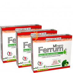 Pack 3x2 Mineraline Ferrum 30 Cápsulas Pinisan