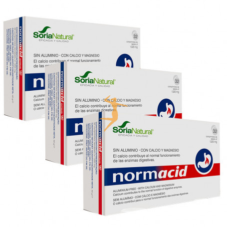 Pack 3x2 Normacid Citrus 32 Comprimidos Soria Natural