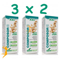 PACK 3X2 COMPOSOR 2 XXI EQUINER COMPLEX 100Ml. SORIA NATURAL