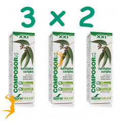 PACK 3X2 COMPOSOR 12 XXI EUCALYPTUS COMPLEX 50Ml. SORIA NATURAL