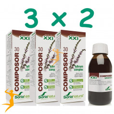 PACK 3X2 COMPOSOR 30 XXI LYTHRUM COMPLEX 100Ml. SORIA NATURAL