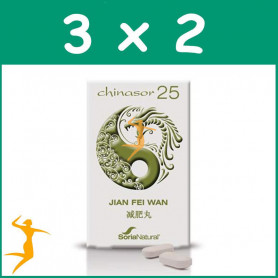 Pack 3x2 CHINASOR 25 SORIA NATURAL