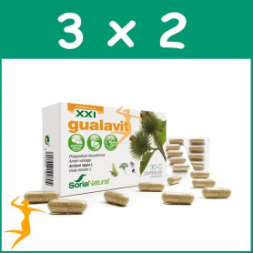 Pack 3x2 30-C GUALAVIT FÓRMULA XXI 30 CÁPSULAS SORIA NATURAL