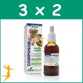 Pack 3x2 COMPOSOR 20 DOLOGÉN COMPLEX 50Ml. SORIA NATURAL