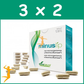 Pack 3x2 MINUSLIP 30 CÁPSULAS SORIA NATURAL