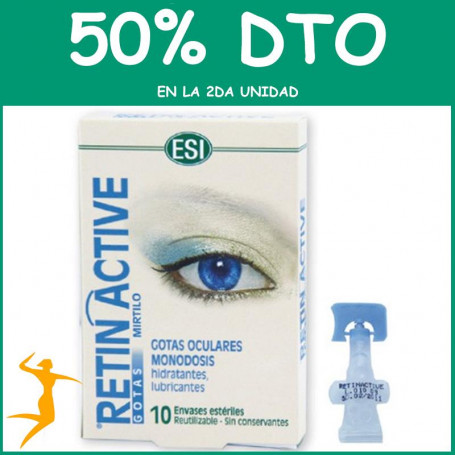 RETIN ACTIVE GOTAS OCULARES 10 MONODOSIS TREPAT DIET - ESI SEGUNDA UD AL 50%