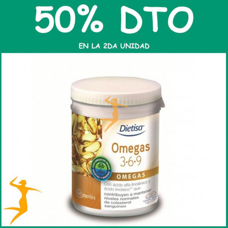 OMEGA 3-6-9 60 PERLAS DIETISA OFERTA 2DA al 50%