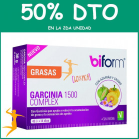 GARCINIA 1500 COMPLEX 42 COMPRIMIDOS BIFORM OFERTA 2DA al 50%