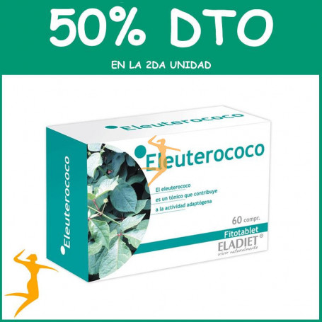 ELEUTEROCOCO 60 COMPRIMIDOS ELADIET OFERTA 2DA AL 50%