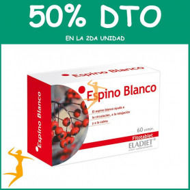 ESPINO BLANCO 60 COMPRIMIDOS ELADIET OFERTA 2DA AL 50%