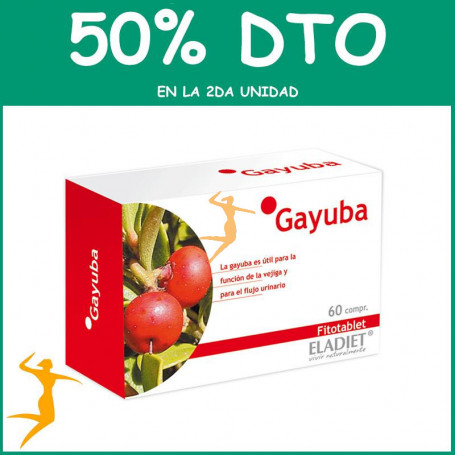 GAYUBA 60 COMPRIMIDOS ELADIET OFERTA 2DA AL 50%