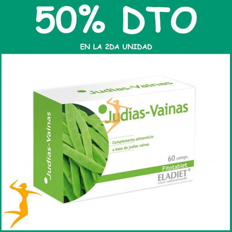 JUDIAS 60 COMPRIMIDOS ELADIET OFERTA 2DA AL 50%