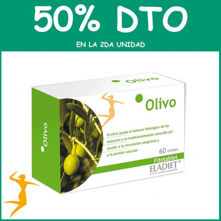 OLIVO 60 COMPRIMIDOS ELADIET OFERTA 2DA AL 50%