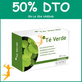 TÉ VERDE 60 COMPRIMIDOS ELADIET OFERTA 2DA AL 50%