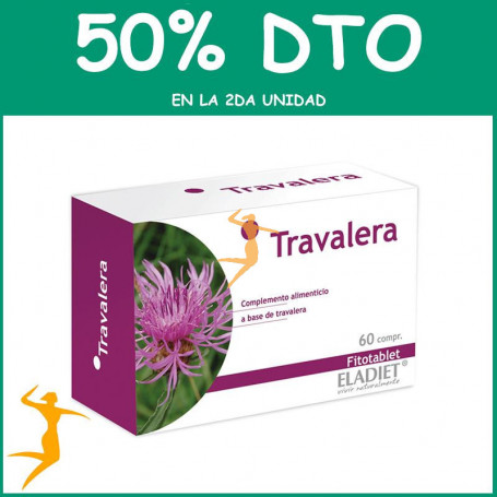 TRAVALERA 60 COMPRIMIDOS ELADIET OFERTA 2DA AL 50%