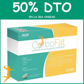 TRIESTOP CARBOFAT 30 COMPRIMIDOS ELADIET OFERTA 2DA AL 50%