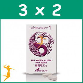 PACK 3x2 CHINASOR 1 BU YANG HUANG WU WAN SORIA NATURAL