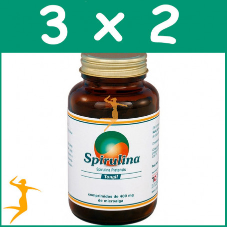 OFERTA 3x2 SPIRULINA 125 COMPRIMIDOS TONGIL