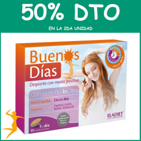 BUENOS DÍAS 30 COMPRIMIDOS ELADIET OFERTA 2DA AL 50%