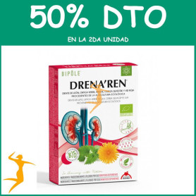 DRENAREN 20 AMPOLLAS INTERSA OFERTA Segunda unidad al 50%