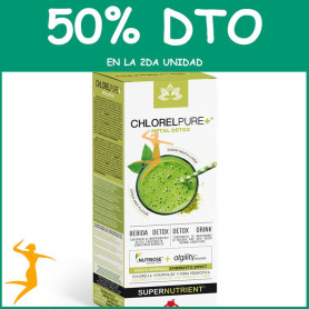 CHLORELPURE METAL DETOX 500Ml. INTERSA OFERTA Segunda unidad al 50%