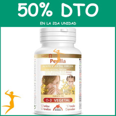 ACEITE VEGETAL DE PERILLA BIO 120 PERLAS INTERSA OFERTA Segunda unidad al 50%